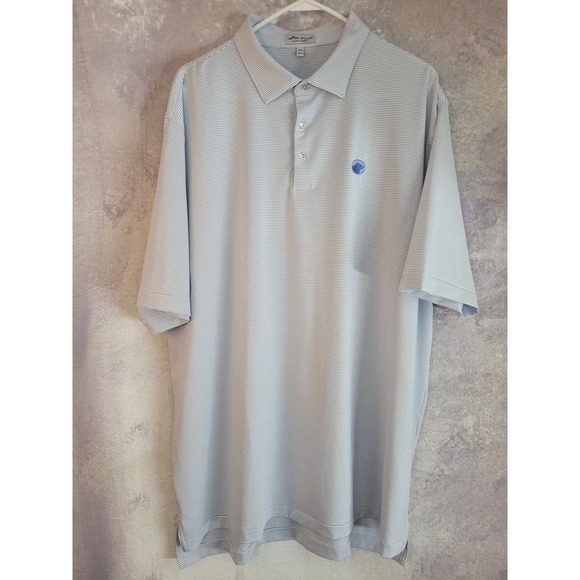 Peter Millar summer comfort 2XL blue stripes - Picture 7 of 9